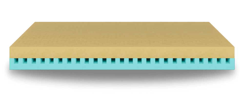 5cm Latex + 4cm 7-Zone - Saltea.md - Saltea Latex Deluxe